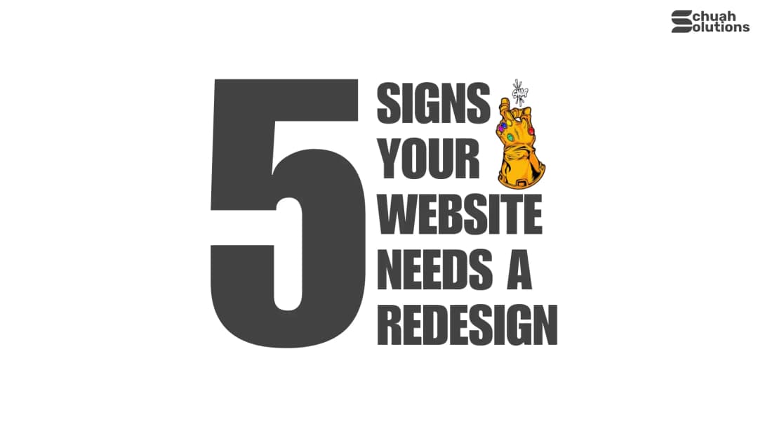 5 signs your website needs a redesign cover image
