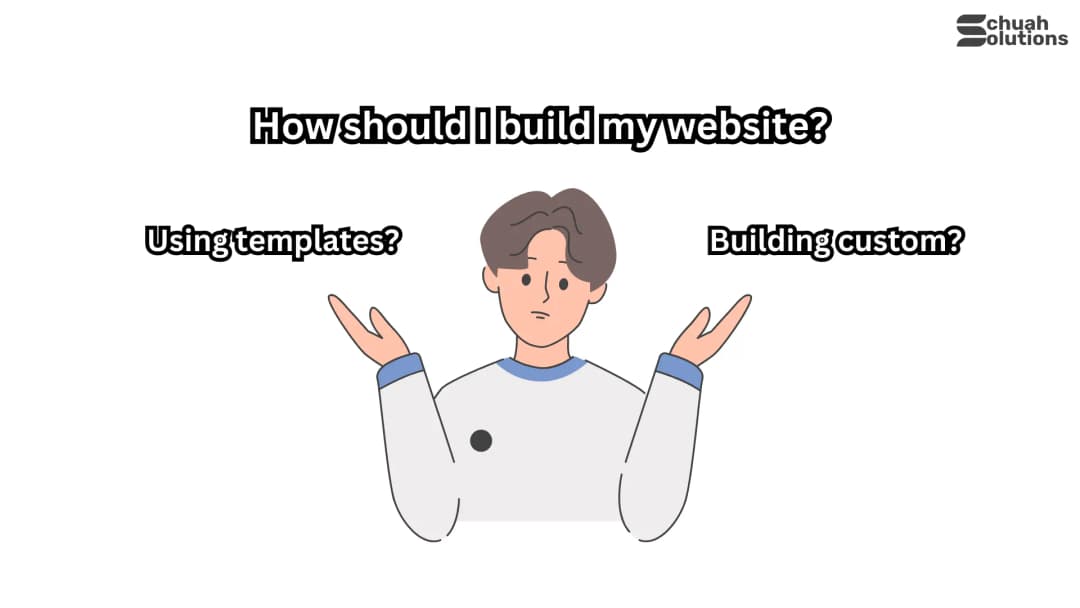Custom vs template websites: which is better? cover image