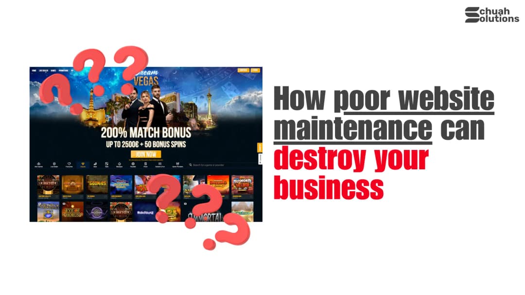 How poor website maintenance can destroy your business cover image