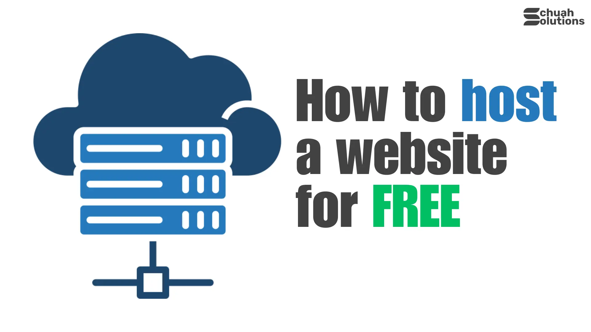 How to host a website for free cover image