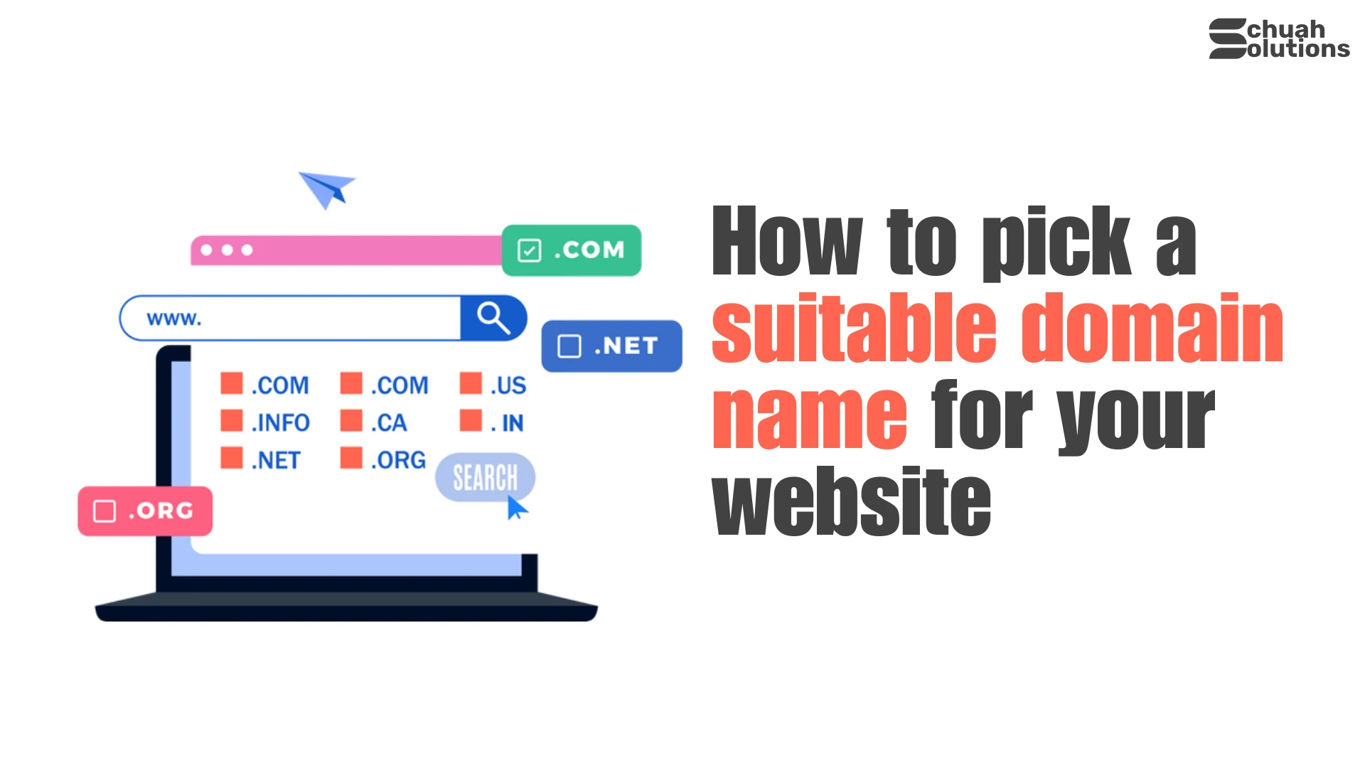 How to pick a suitable domain name for your website cover image