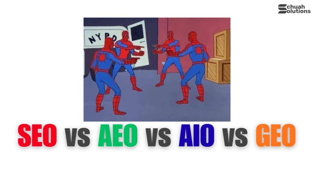 SEO vs AEO vs AIO vs GEO cover image