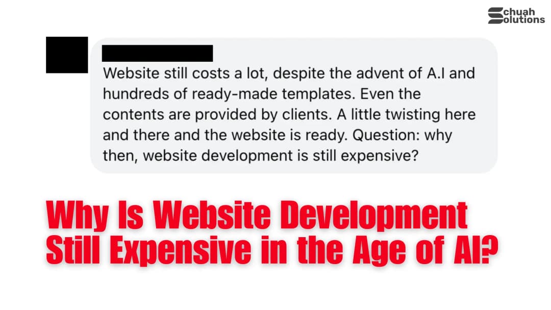 Why is website development still expensive in the age of AI cover image