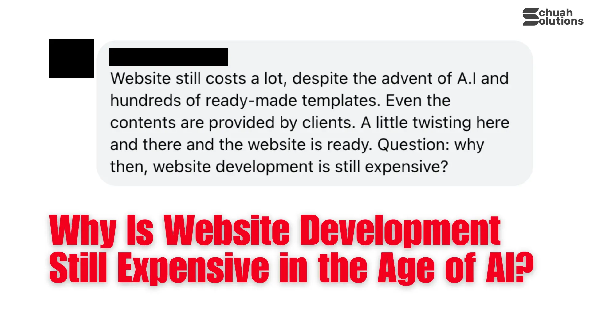 Why is website development still expensive in the age of AI cover image