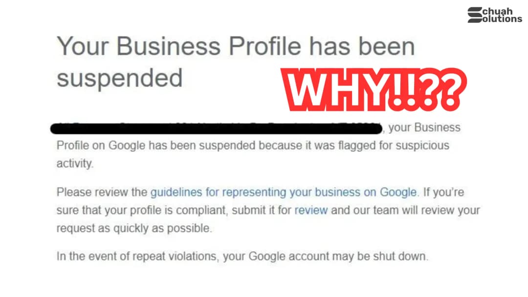 Why your Google Business Profile might get suspended cover image