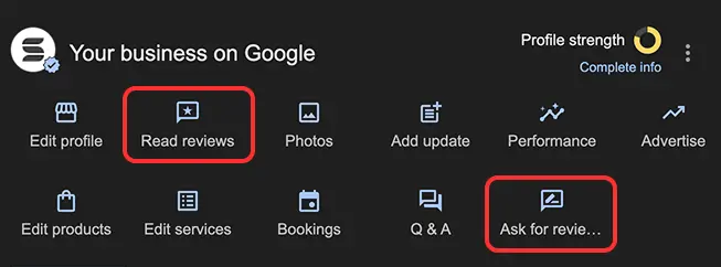 Google Business Profile Review Settings