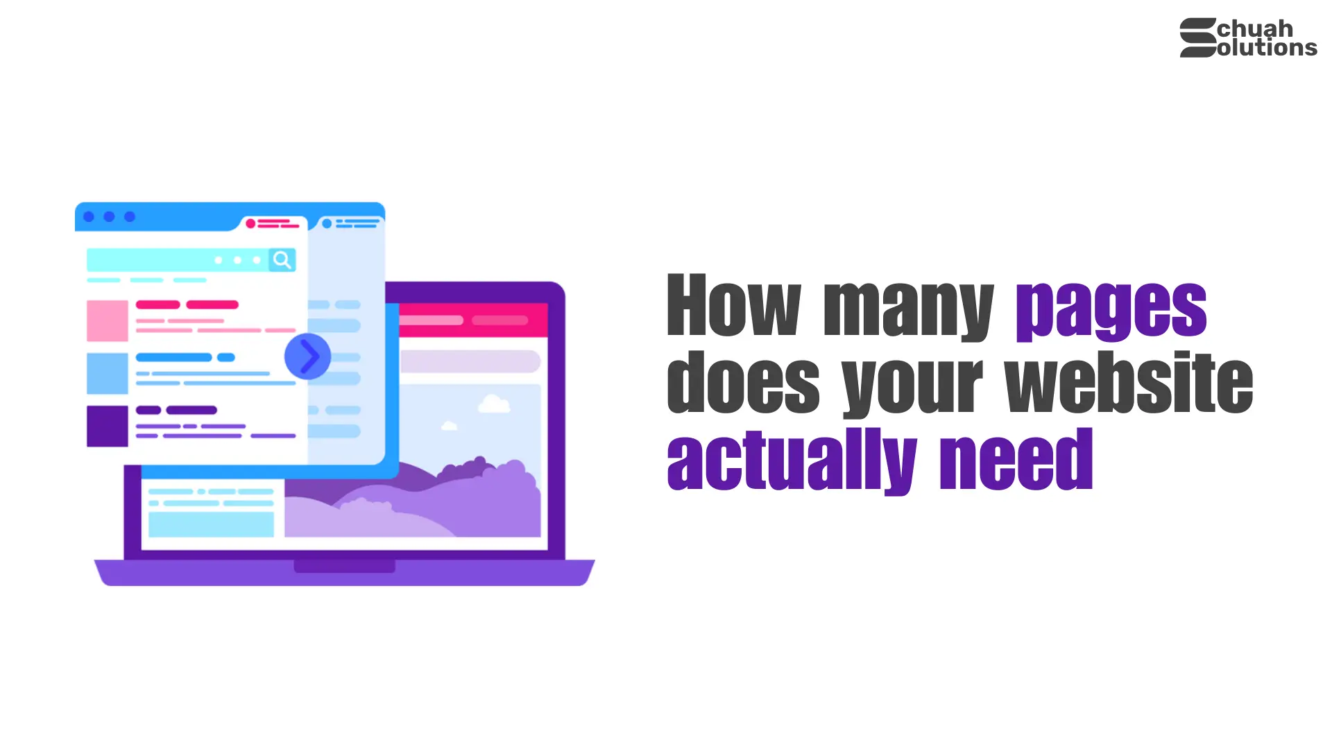 How many pages does your website actually need cover image