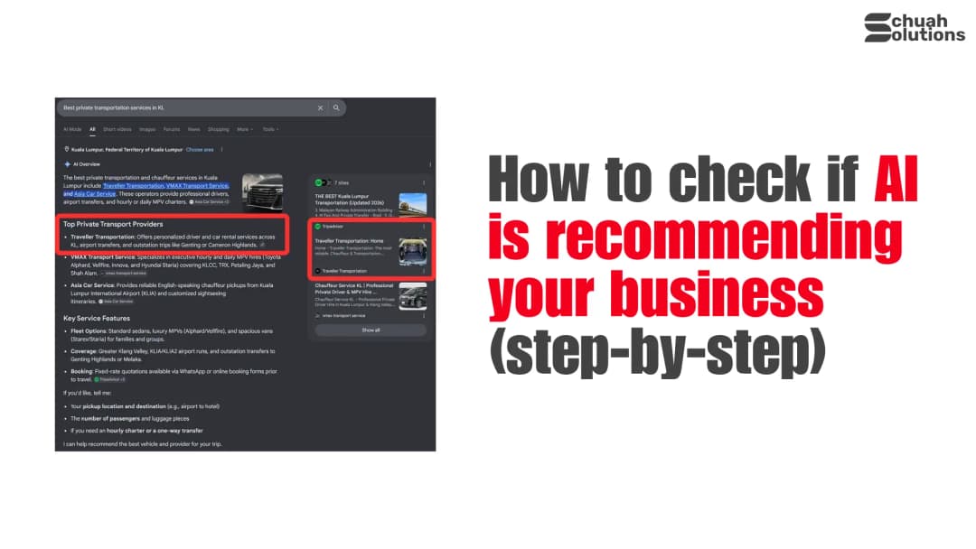 How to check if AI is recommending your business (step-by-step) cover image