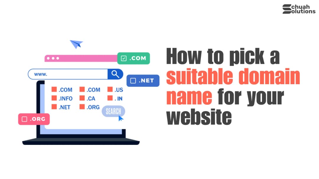 How to pick a suitable domain name for your website cover image